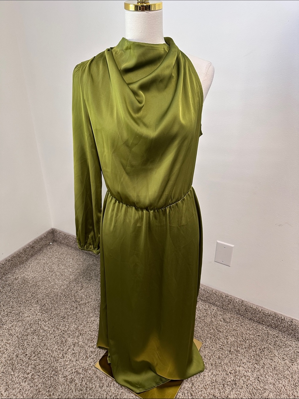 🧁 Grace Karin Satin Gown Maxi Dress